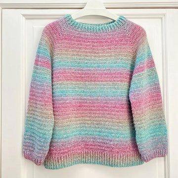 Basic Topdown Raglan Sweater