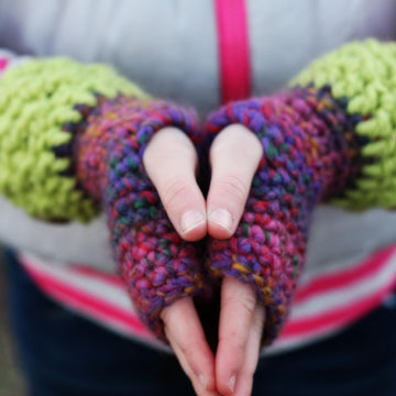MJ's Bulky & Quick Fingerless Gloves