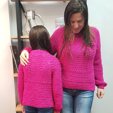 Sweater Pili Set Mommy and Me