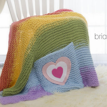 Rainbow Pocket Blanket Knit