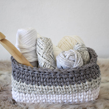 Easy Ombre Rectangle Basket