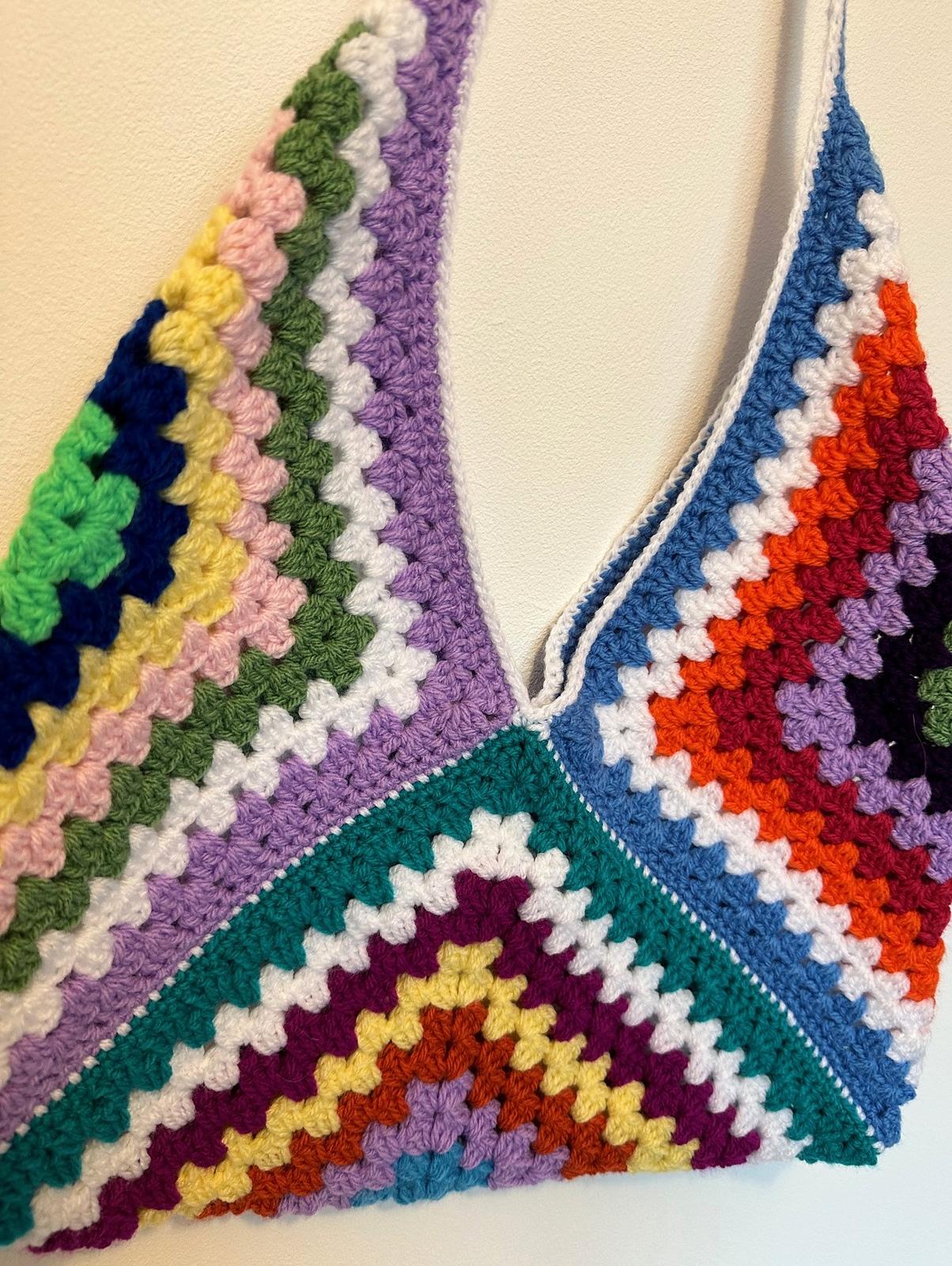 Granny Square Bag Crochet Pattern