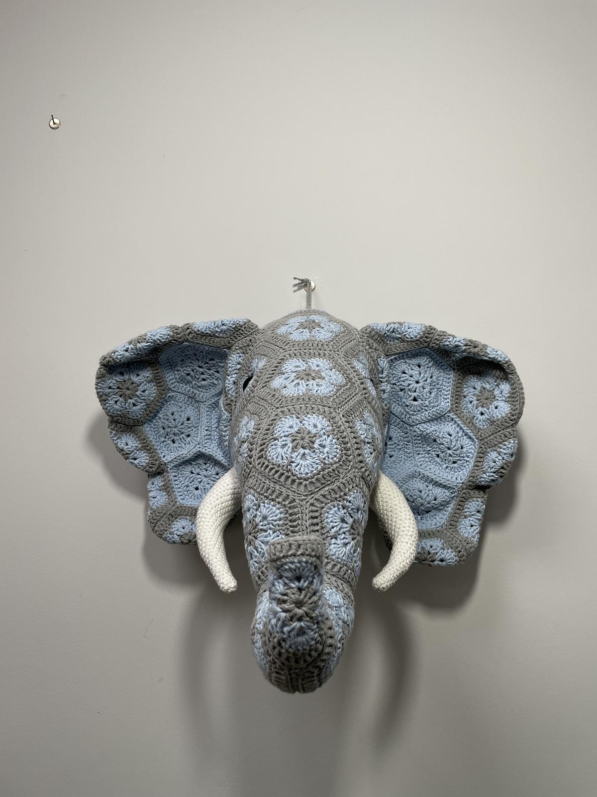 Nelson the African flower elephant head