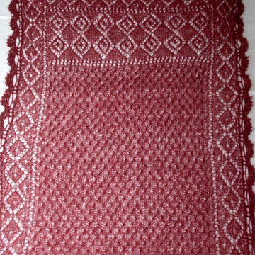 "Victoria" - Rectangle lace shawl