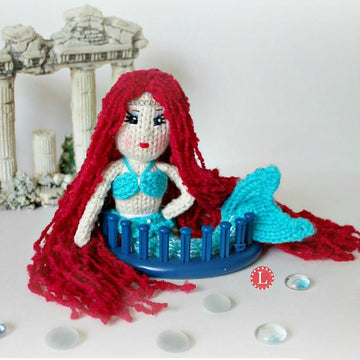 Loom Knit Mermaid Doll