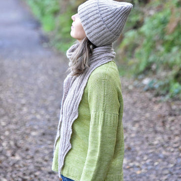 Morning Mist Hat and Scarf set