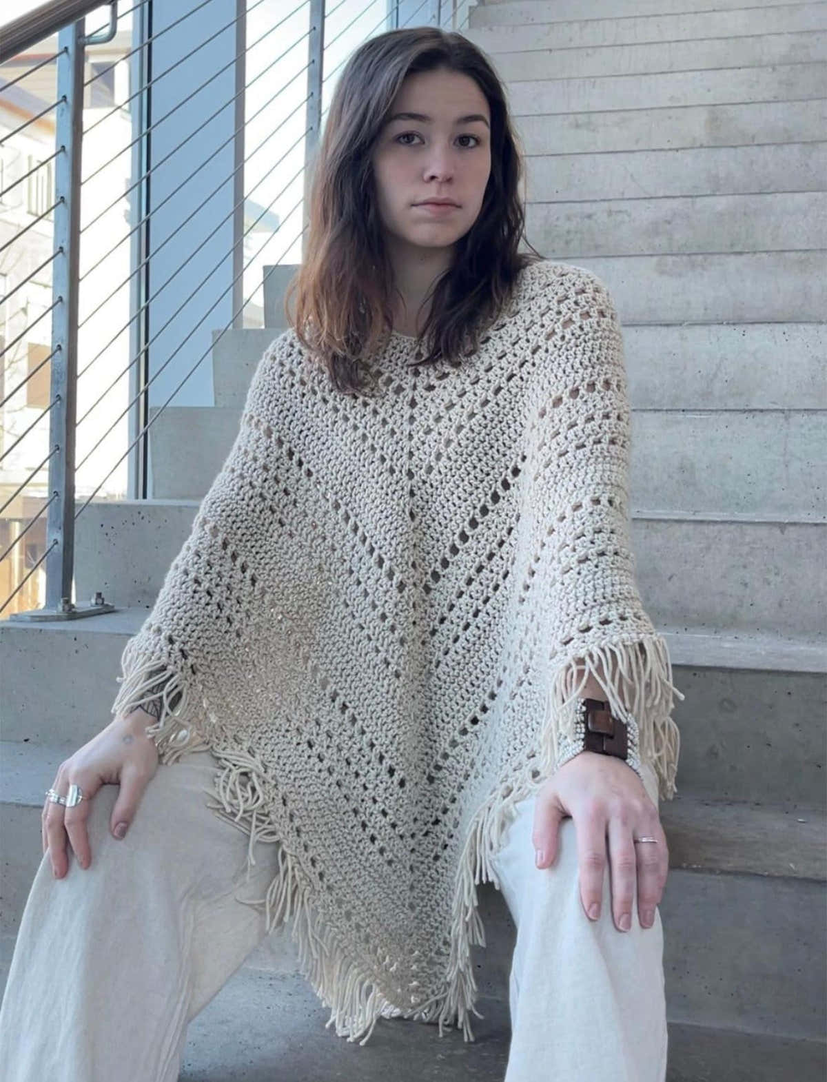 Boho Poncho Crochet Pattern