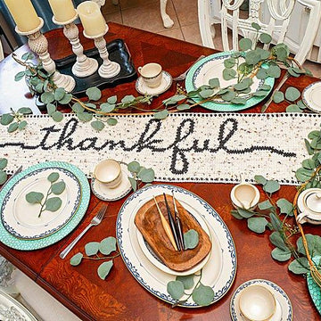 Thankful Table Crochet Runner