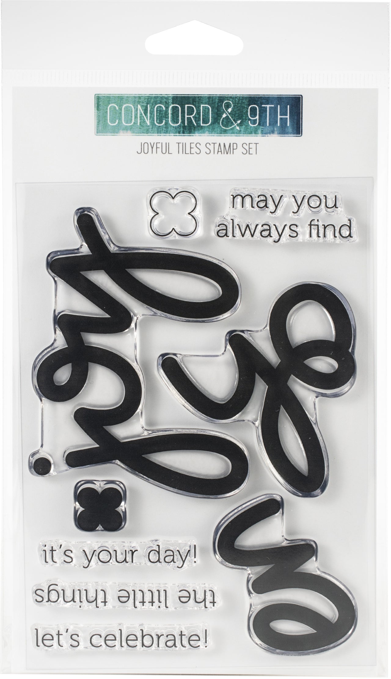 Concord & 9th Clear Stamps 4"X6" - Joyful Tiles