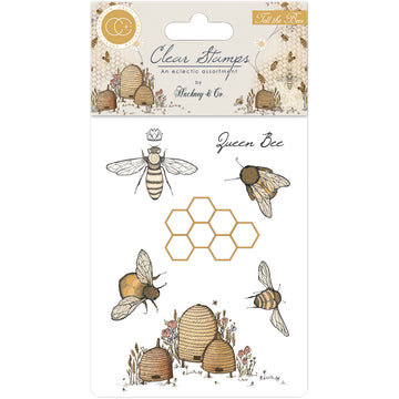 Craft Consortium A5 Clear Stamps - Tell The Bees