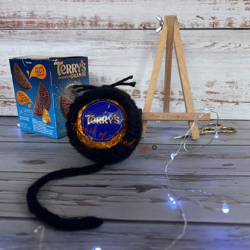 Black Cat Chocolate Orange Cover Knitting Pattern