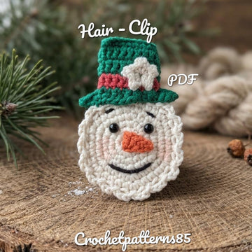 Snowman Hair Clip English_US