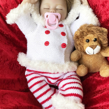 Carly baby doll clothes knitting pattern 19086