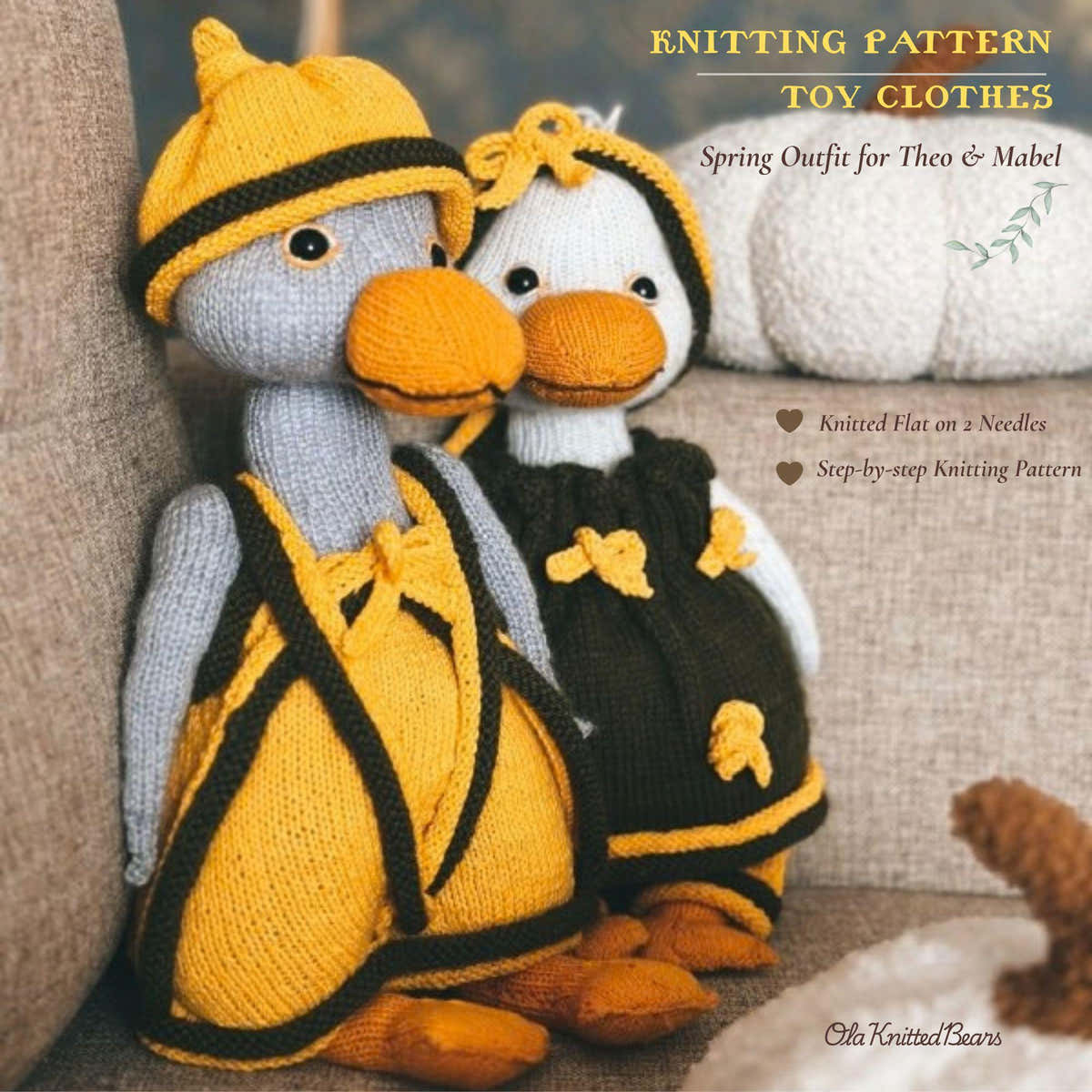 Spring Knitting Toy Clothes for Geese – Theo & Mabel