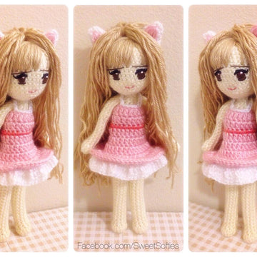 Cat Girl Doll Base (Anime Female Human Figure)