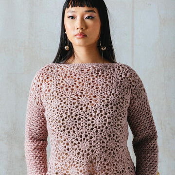 UKIYO Hexagon Crochet top