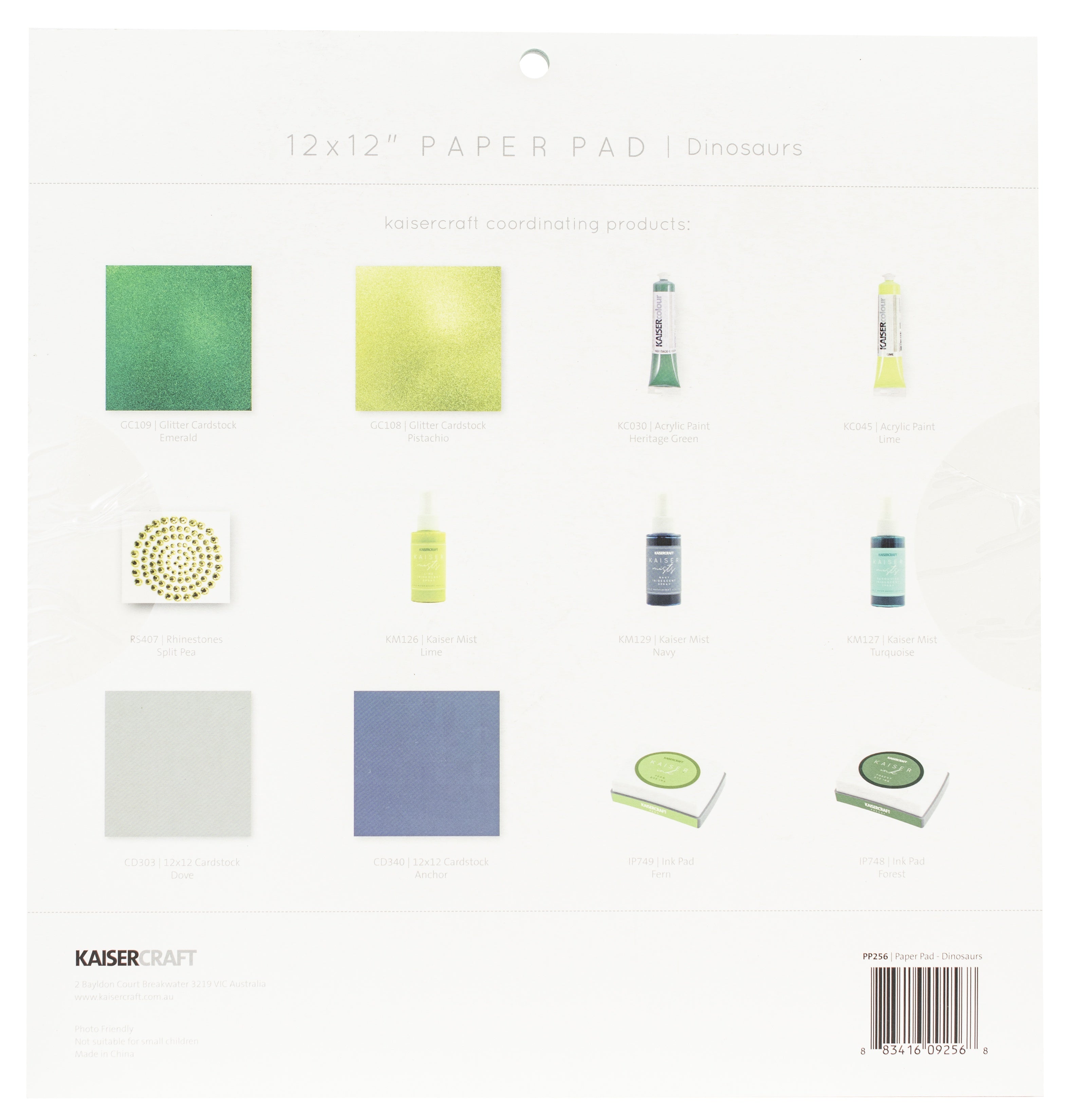 Kaisercraft Specialty Paper Pad 12"X12" 36/Pkg - Dinosaurs