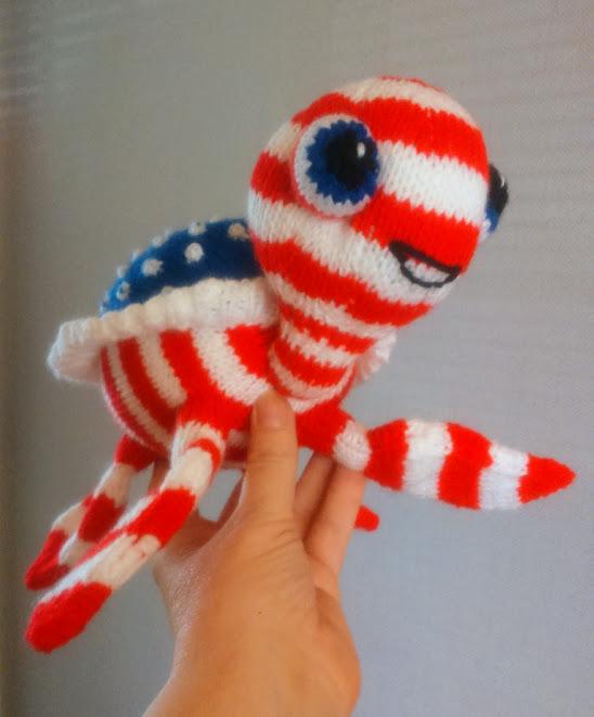 American Flag Sea Turtle