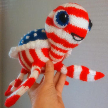American Flag Sea Turtle