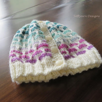 Ombre Bricks Ponytail Hat