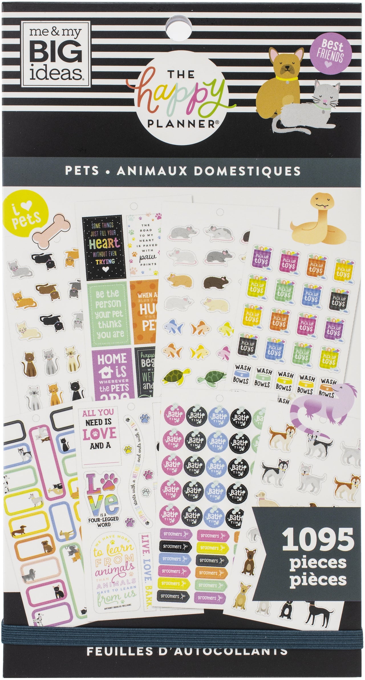 The Happy Planner Sticker Value Pack - Pets, 1095/Pkg