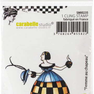 Carabelle Studio Cling Stamp Small - Woman With Hat