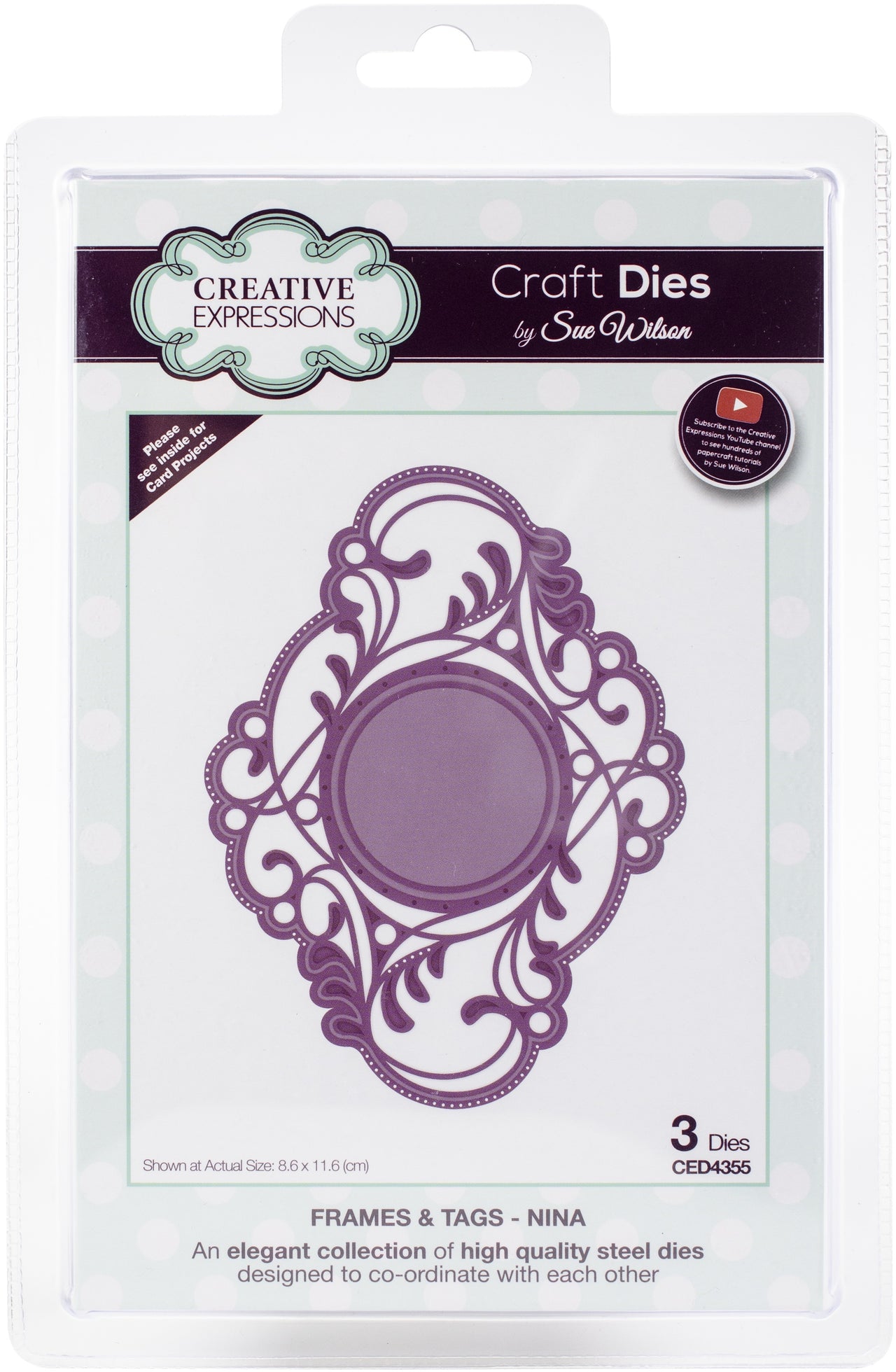 Creative Expressions Craft Dies By Sue Wilson - Nina