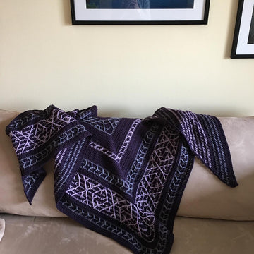 Purple Propinquity Shawl