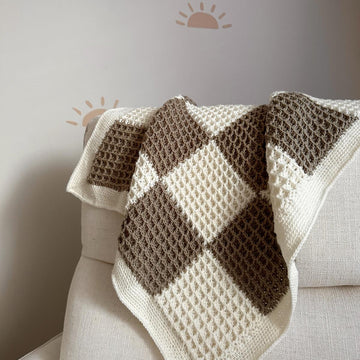 All Checkered Out Baby Blanket