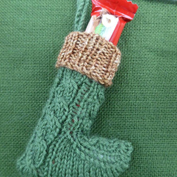Christmas Elf Stocking Advent Garland & Cutlery Holders