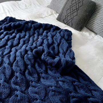 Simply Cabled Blanket