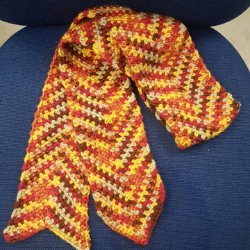 Linen Stitch Scarf - V or not!