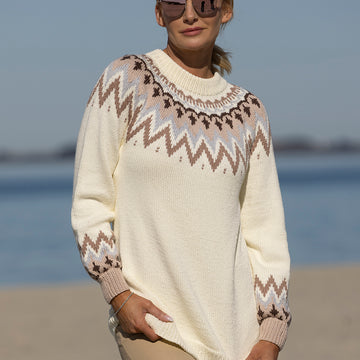Kathrine Sweater in Viking Of Norway - UK-2319-10 - Downloadable PDF