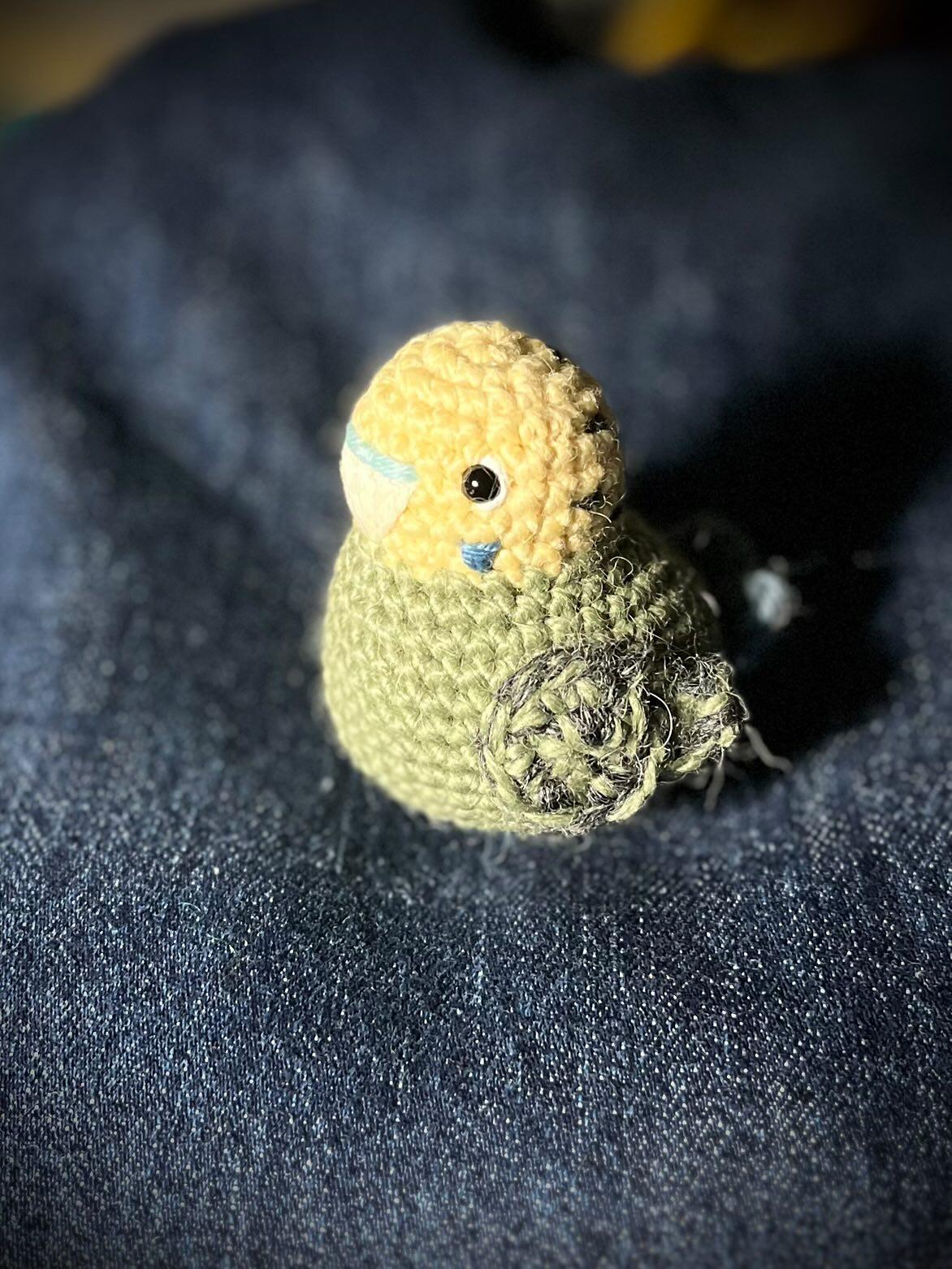 Low-Sew Chubby Baby Budgie Plushie