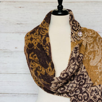 Bird & Blossom Fair Isle Cowl