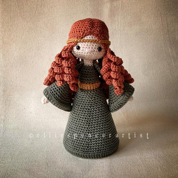 Elowyn the Medieval Girl Fantasy Amigurumi Crochet Doll Pattern