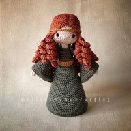 Elowyn the Medieval Girl Fantasy Amigurumi Crochet Doll Pattern