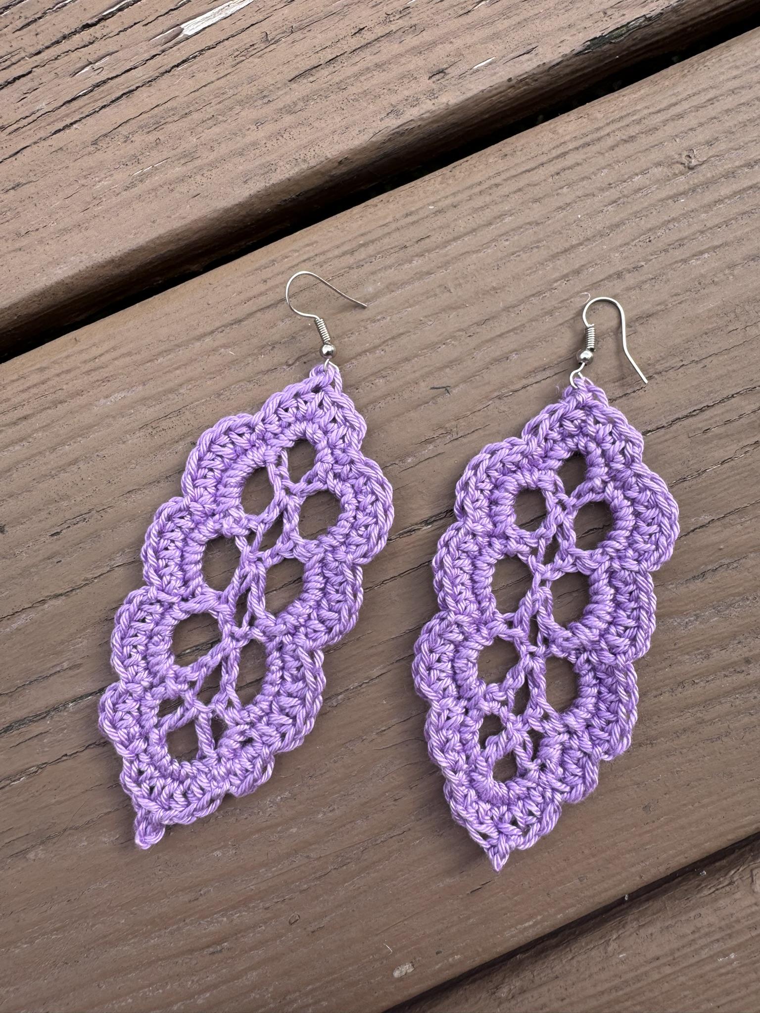 Filigree Leaf Earrings