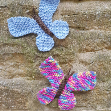 Quick Knitted Butterfly
