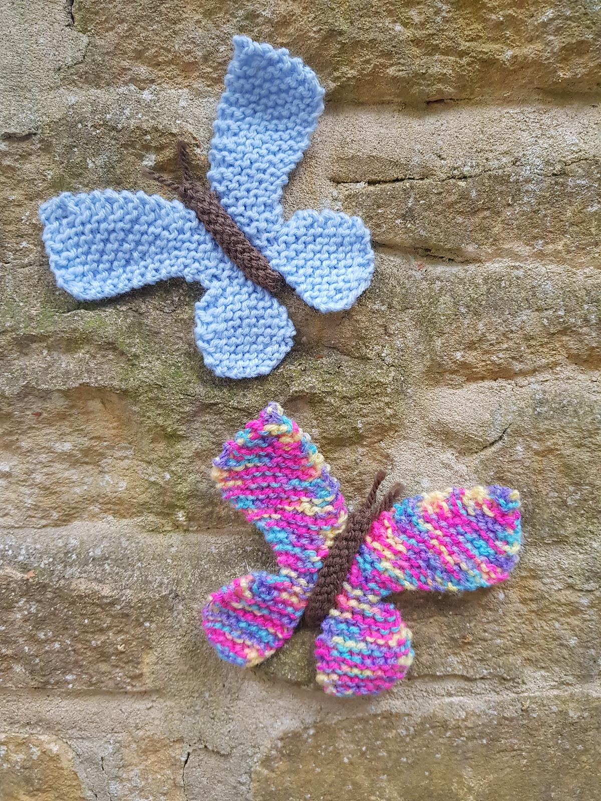 Quick Knitted Butterfly