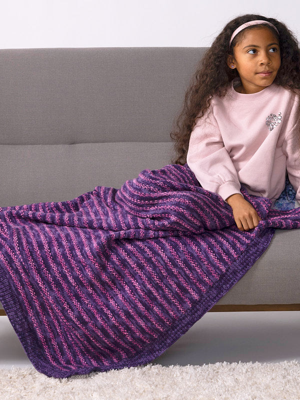 Sirius Blanket in Berroco Vintage Handpaint - Downloadable PDF