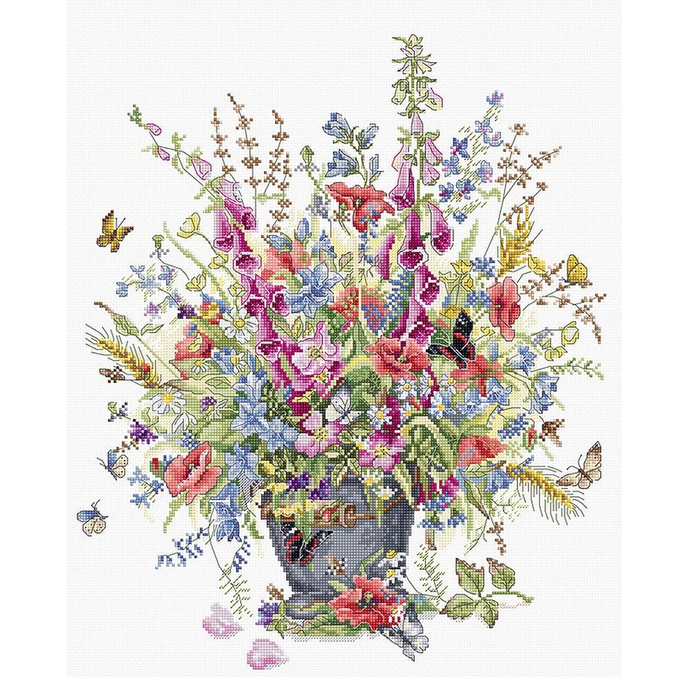 Luca-S Bouquet for June Cross Stitch Kit - 30cm x 36cm