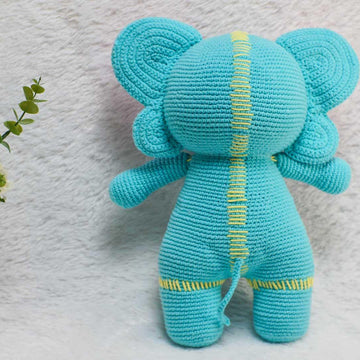 Ello elephant cocomelon amigurumi crochet doll