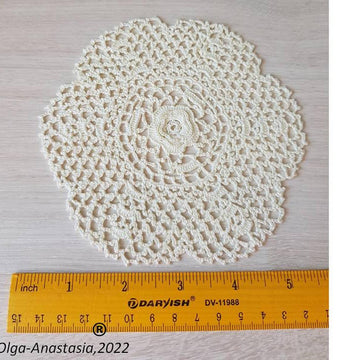 Antique floral motif with rose
