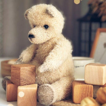 Cozy Teddy Bear Knitting Pattern PDF – Plush Toy 27 cm – Classic Teddy