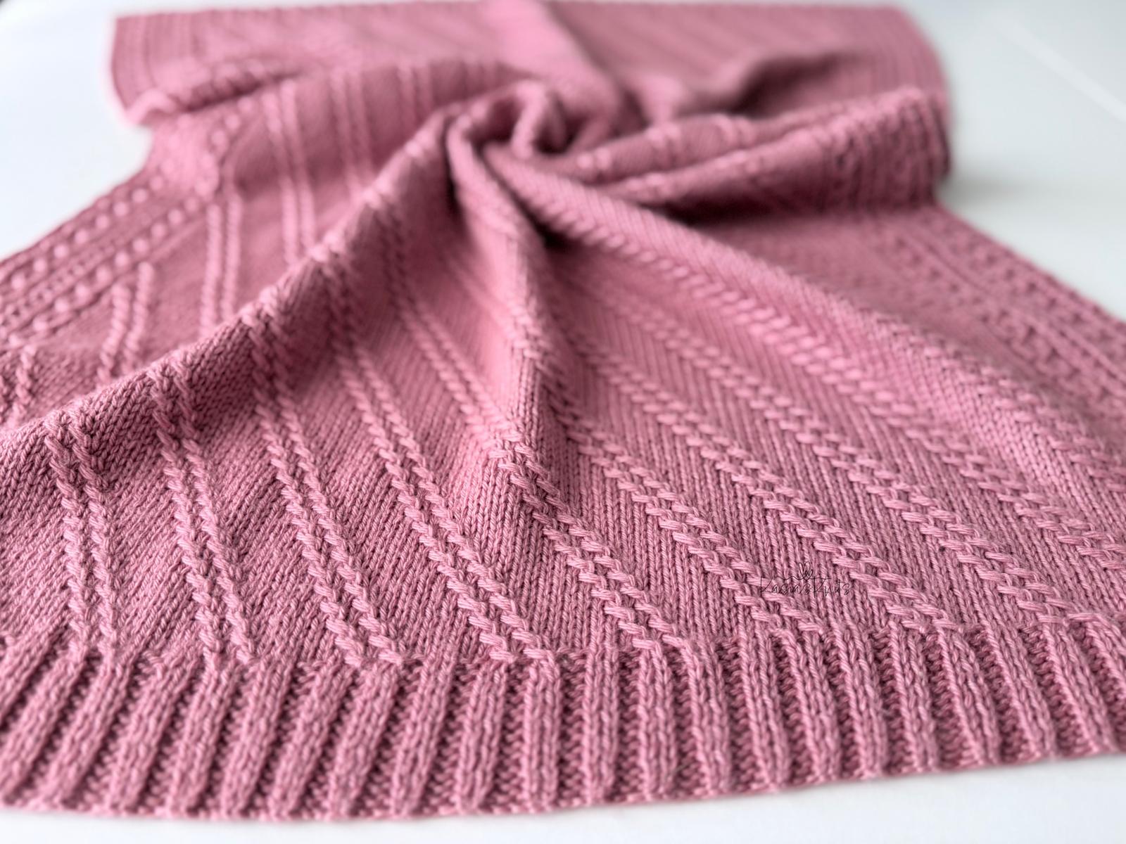 Rosie Rows Baby Blanket