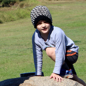 Black Ice Slouchy Hat