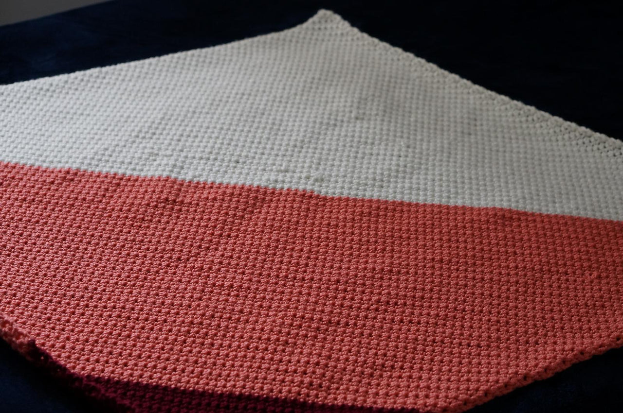 Corner to corner easy blanket
