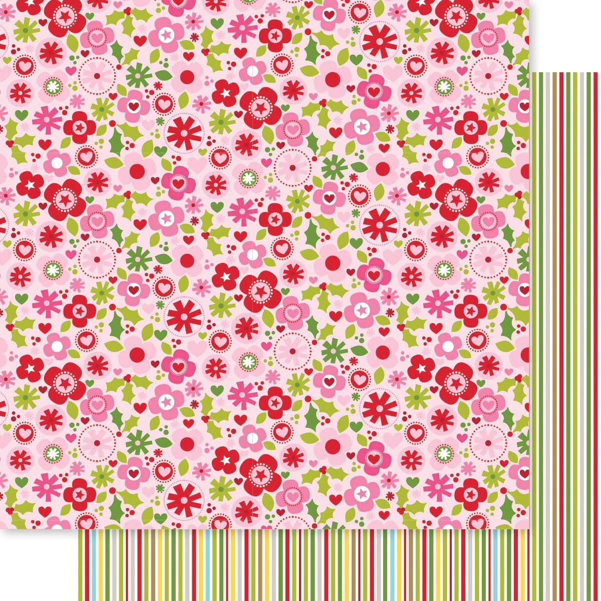 Doodlebug Santa Squad Double-Sided Cardstock 12"X12" 25/Pkg - All Wrapped Up