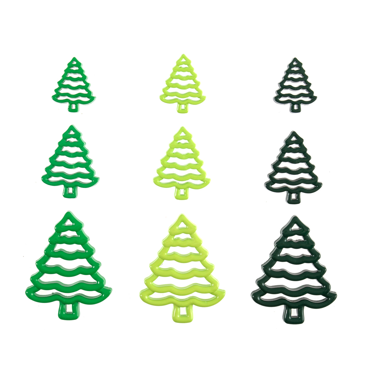 Trimits Christmas Trees Button Bag